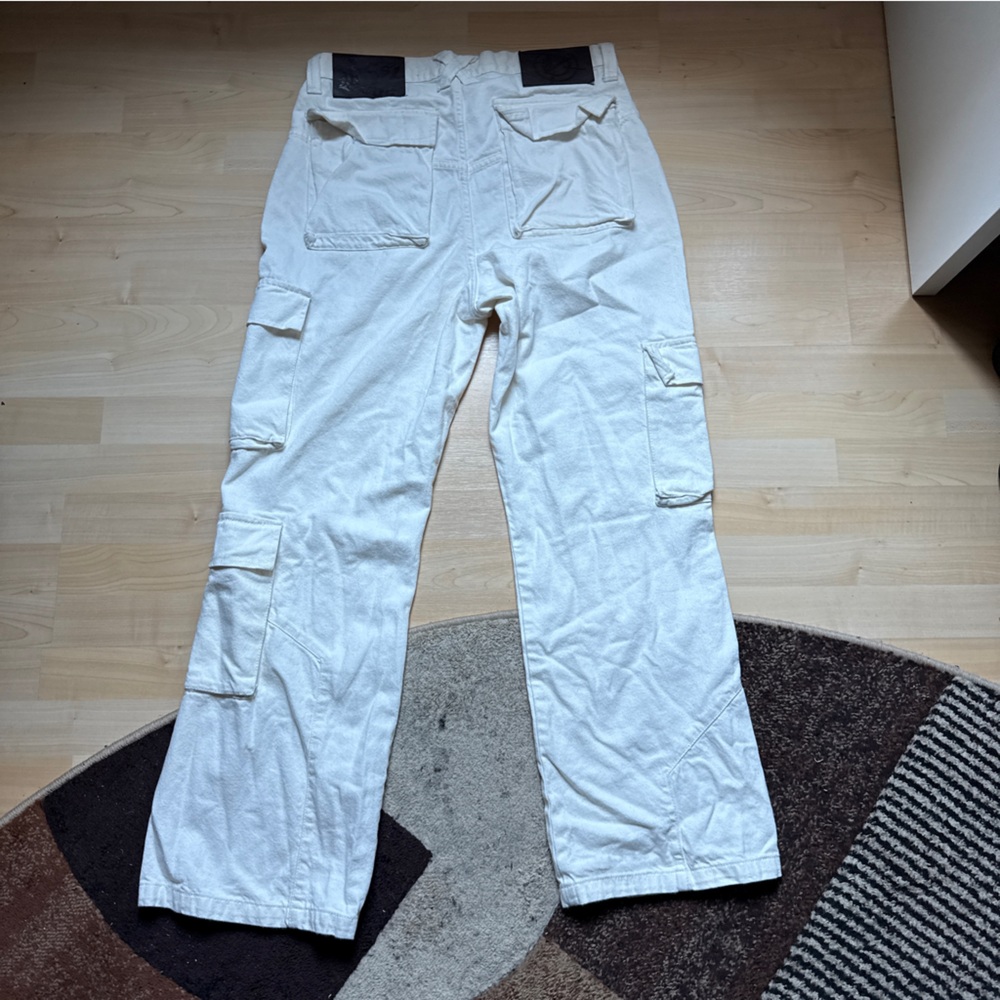 Vicinity X Lost boys cream Cargo Pants - Picture 3 of 3